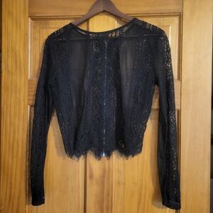 Black Lace Top